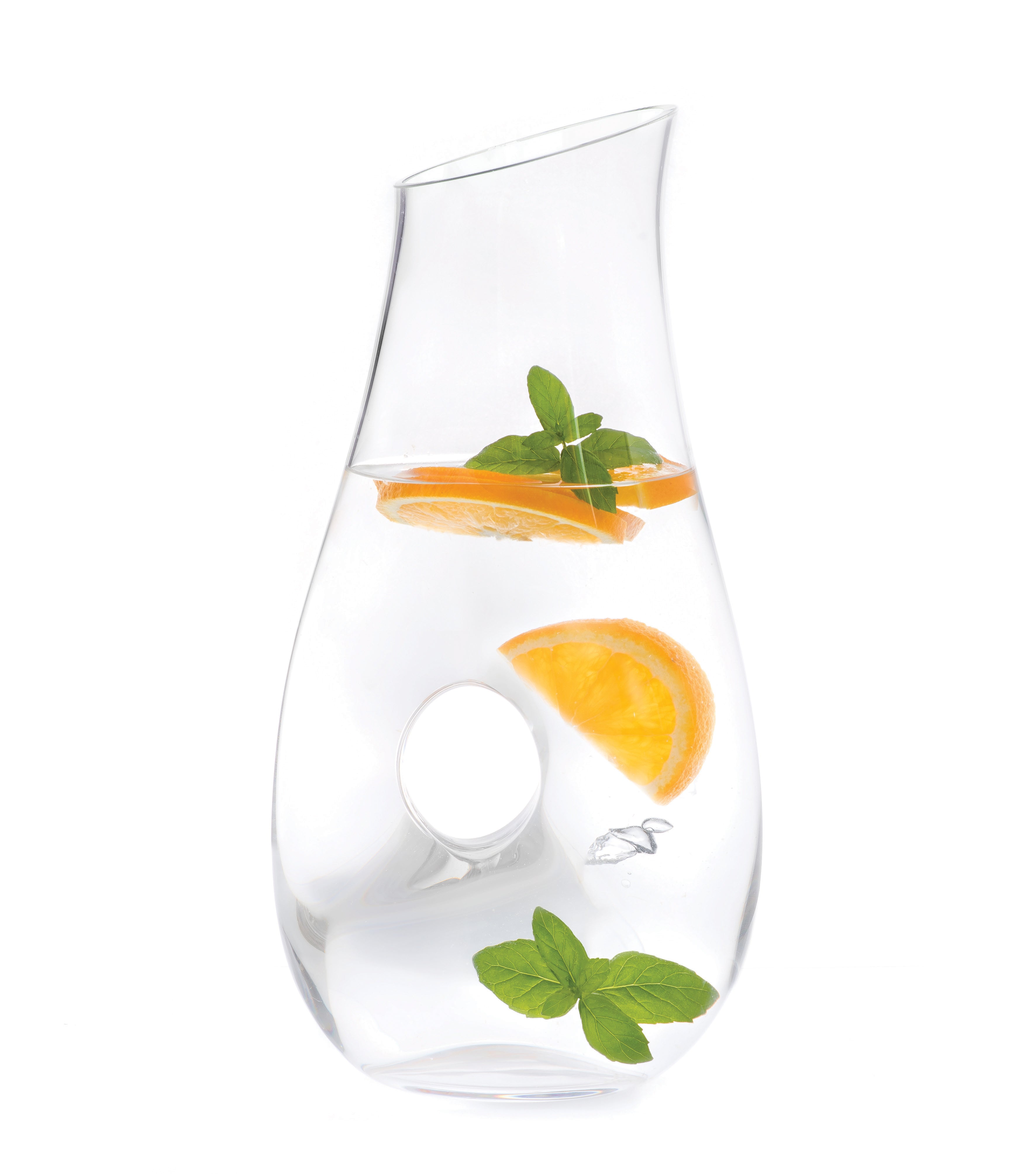 Glass Decanter Pitcher with 1.5L Carafe for Serving Drinks