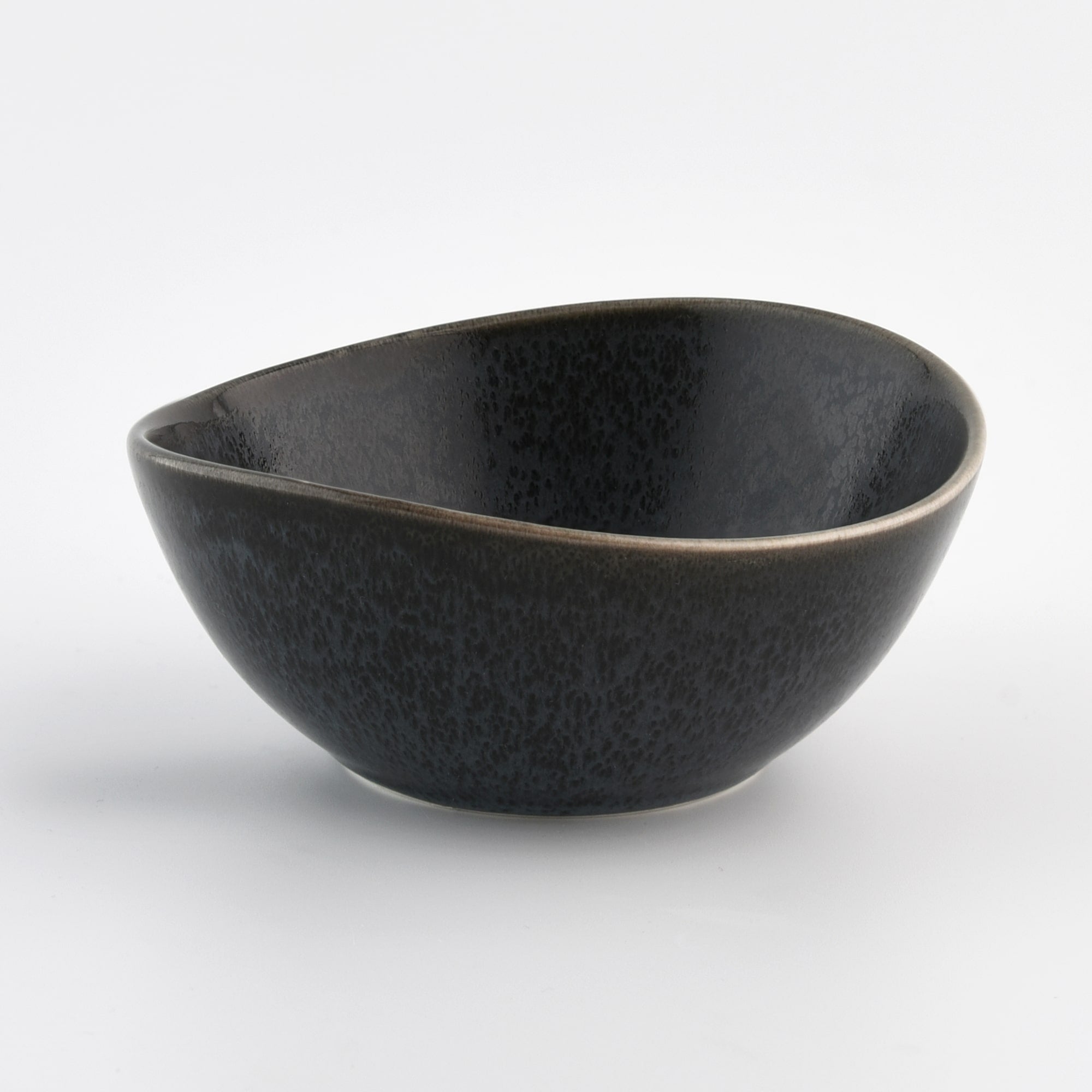 5-OZ Black Porcelain Bowl - Set of Six