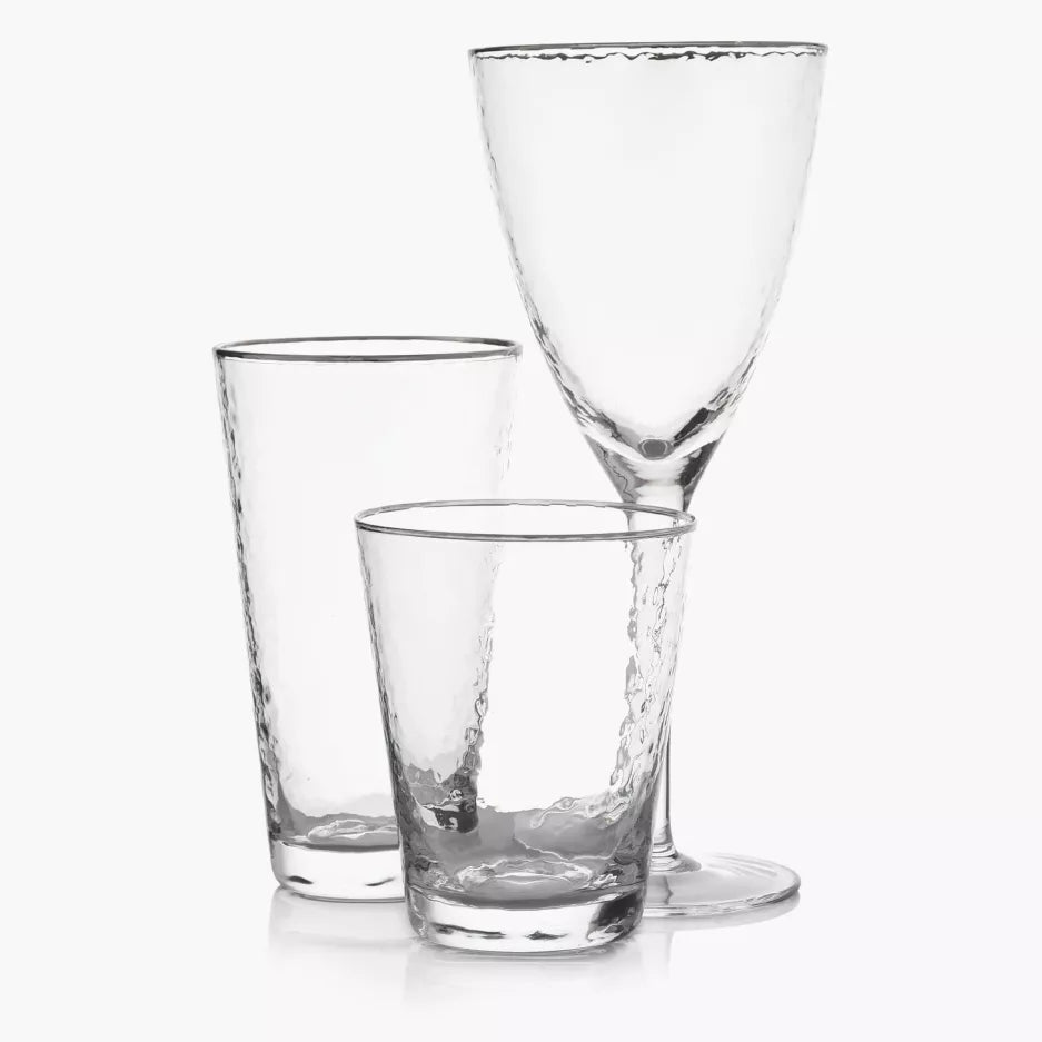 13.5-OZ Textured Drinking Glass - Set of Four