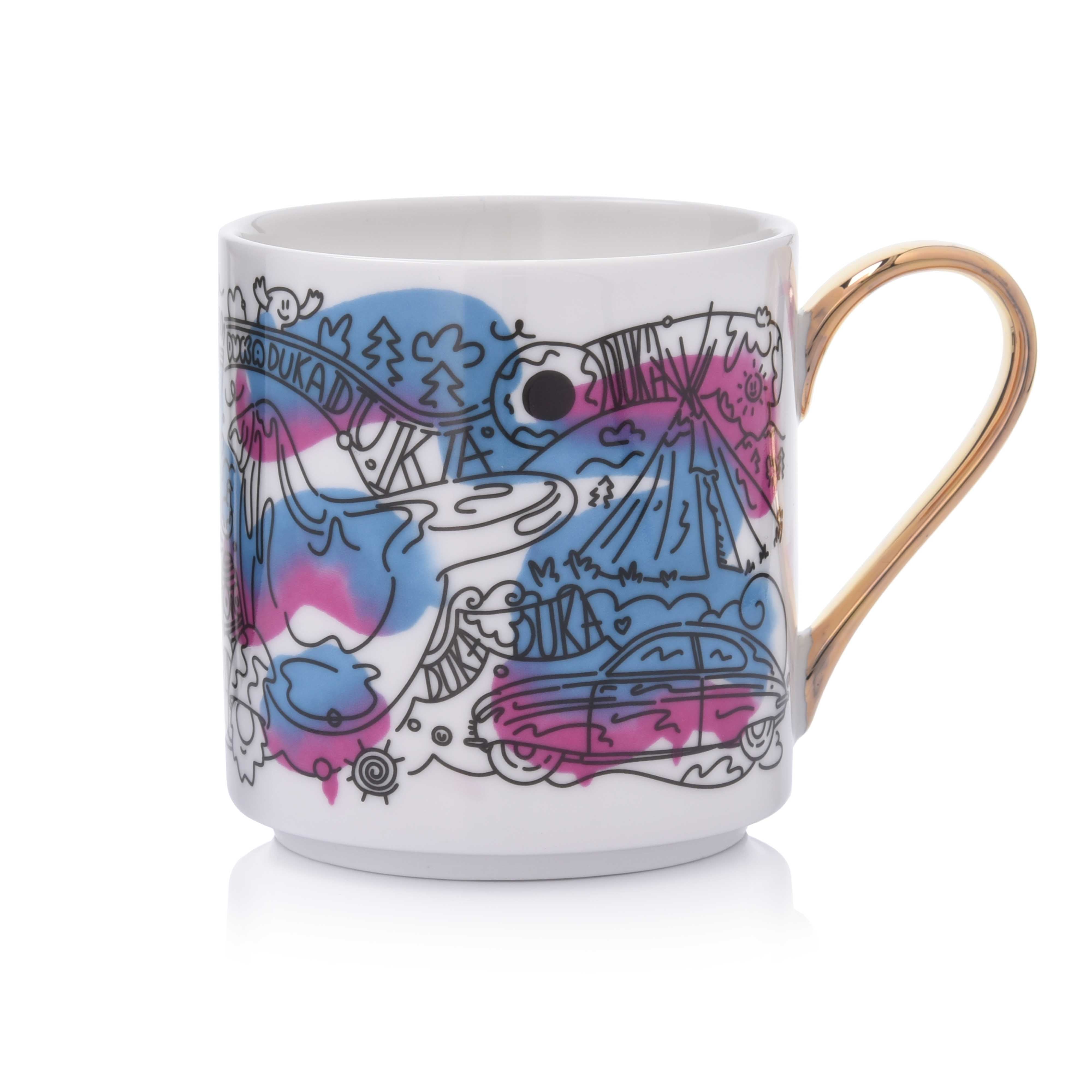 Mix and Match Street Art Mug and Teapot Set
