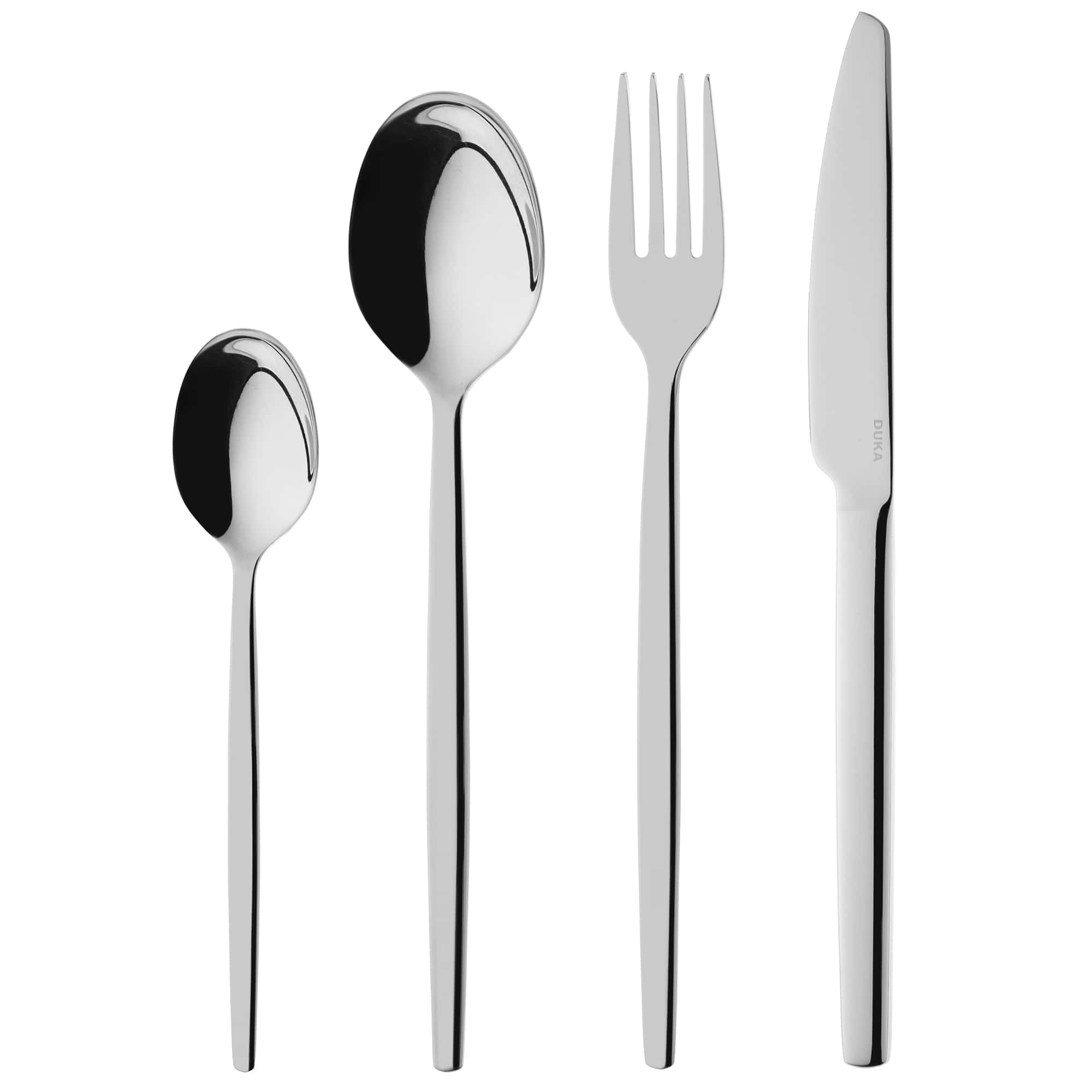 Stainless Steel Teaspoon - Set of Twelve