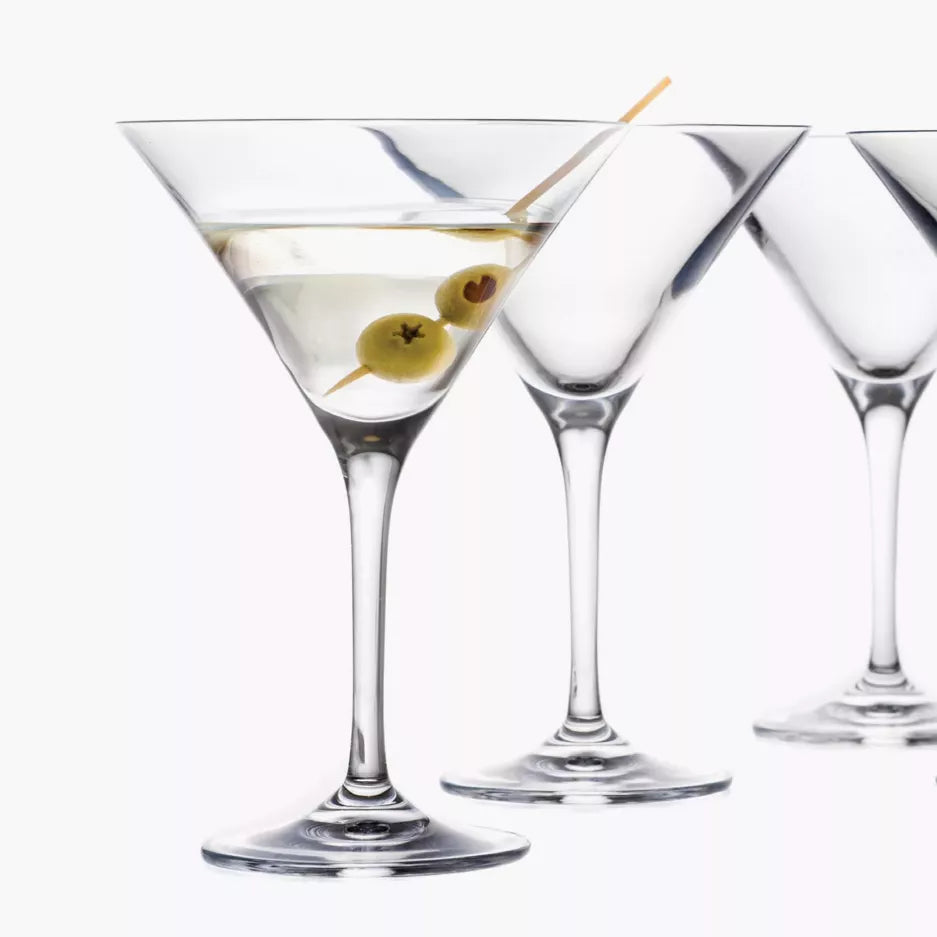 Set of 6 Martini Glasses - 5 Ounces