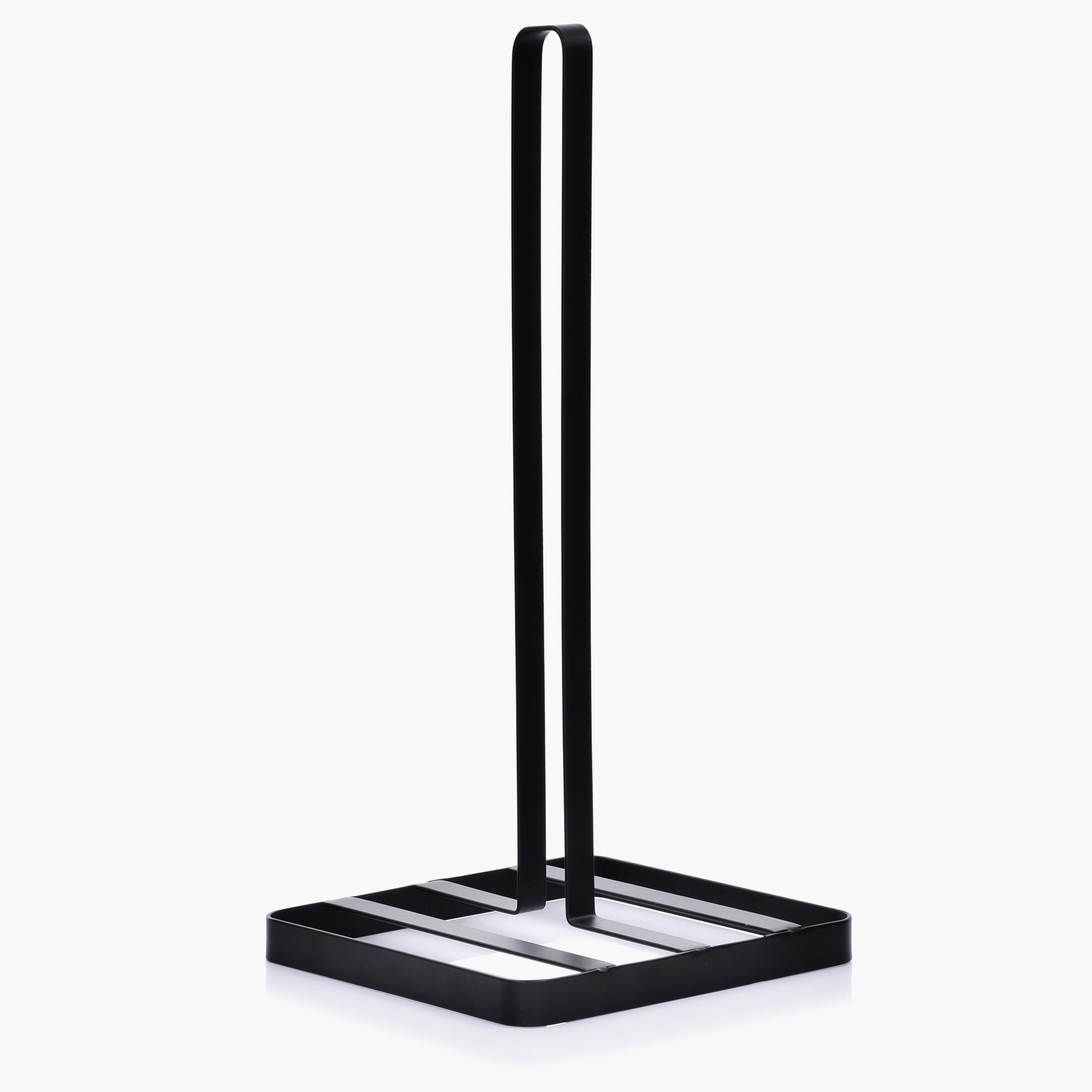 Black Stainless Steel Paper Towel Stand