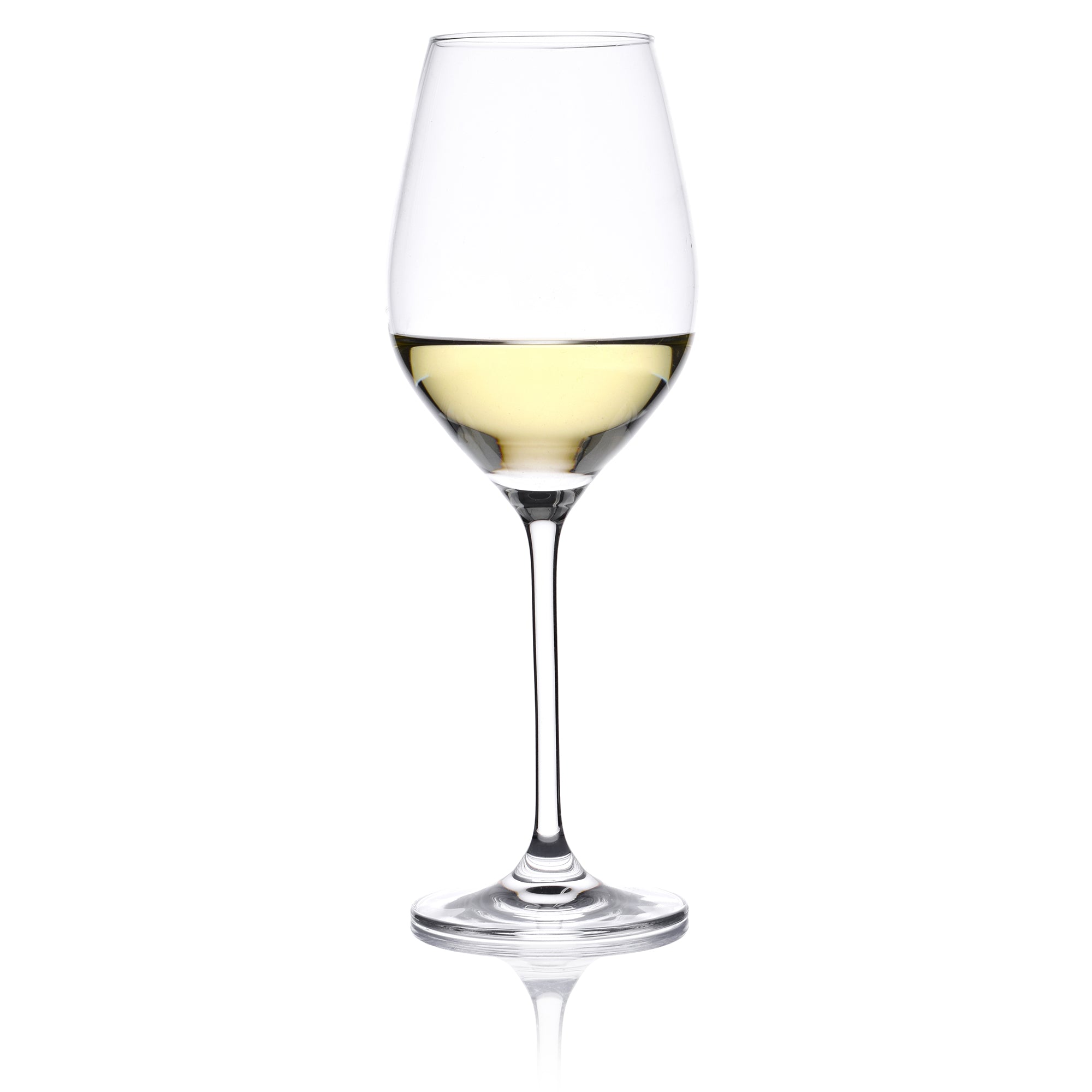 Set of Four 12-OZ White Wine Glasses
