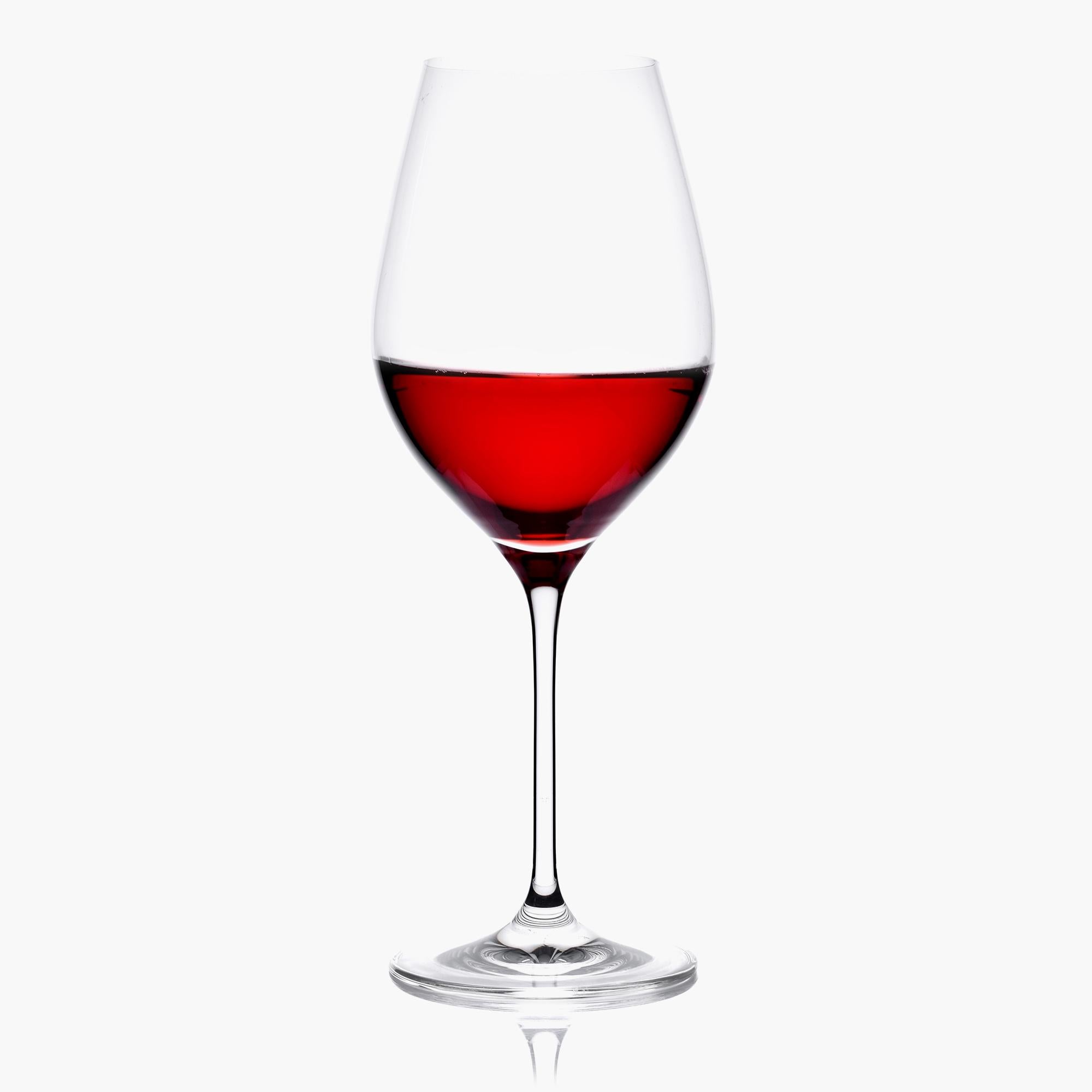 Set of Four 18-OZ Red Wine Glasses