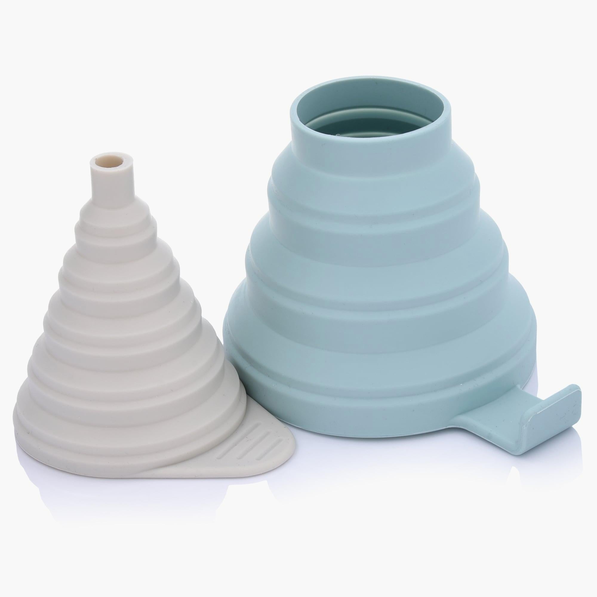 Set of Two Collapsible Silicone Funnels