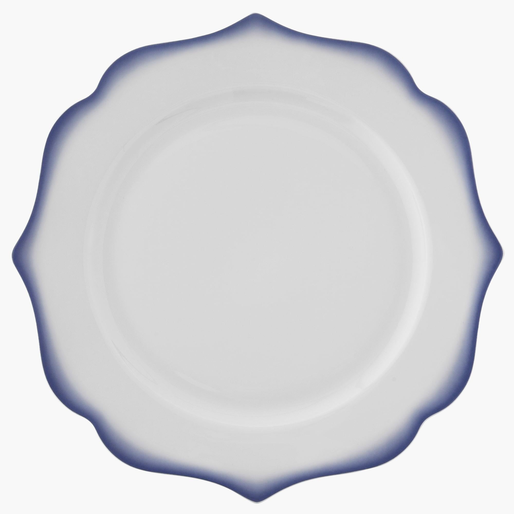 11-Inch Porcelain Plate - Set of Four